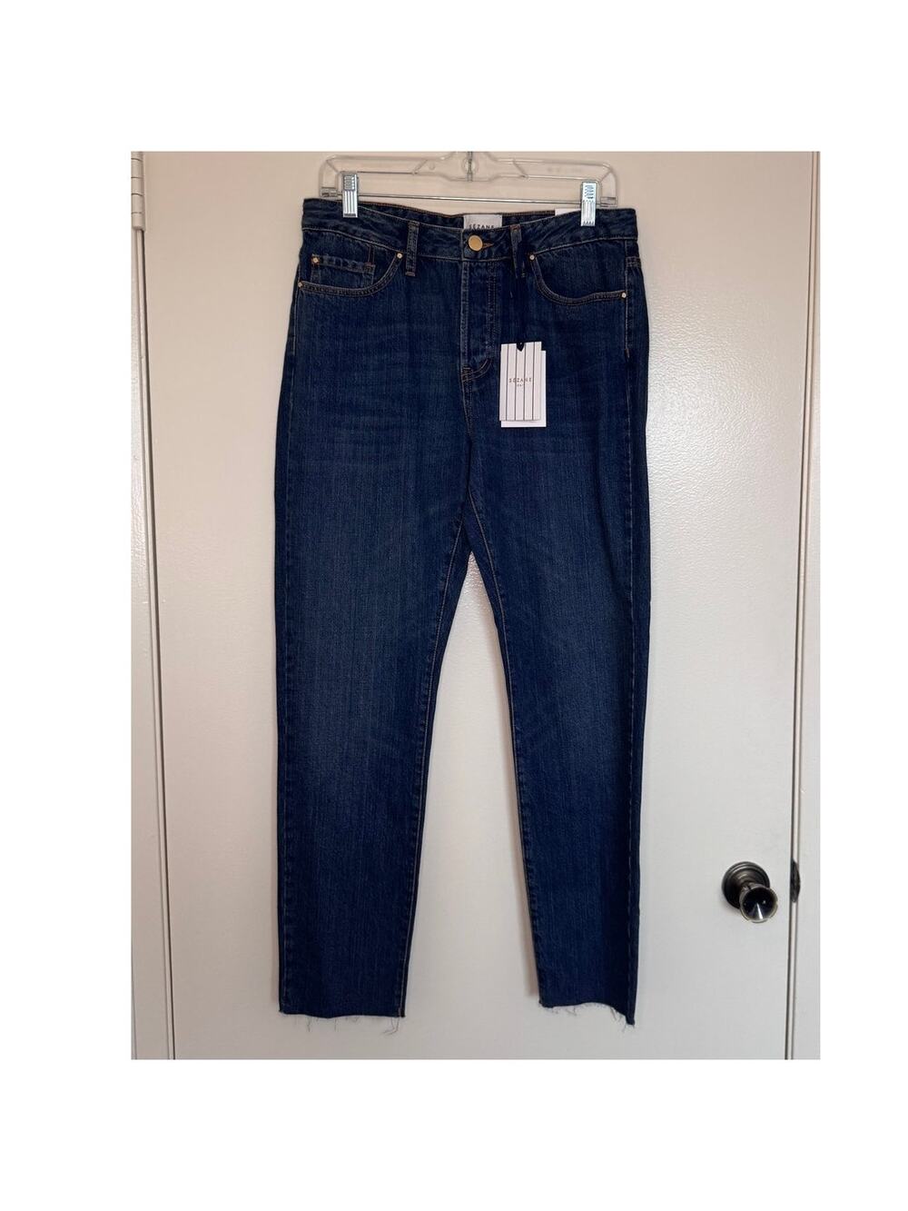 NWT Sezane Denim 1967 Brut Sexy Bleu Denim Jeans Size 32